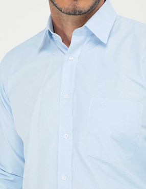Camisa de vestir Pierre Cardin manga larga para hombre