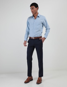 Pantalón slim Contempo de algodón para hombre