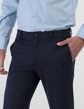 Pantalón slim Contempo de algodón para hombre