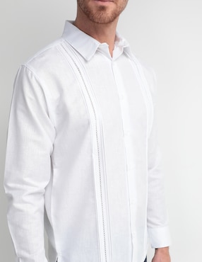 Guayabera manga larga Gianfranco Dunna para hombre
