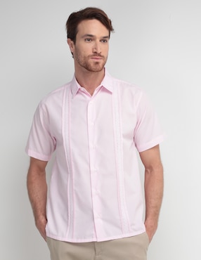 Guayabera Manga Corta Gianfranco Dunna Para Hombre