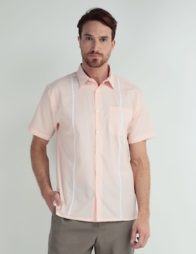 Guayabera Manga Corta Gianfranco Dunna Para Hombre