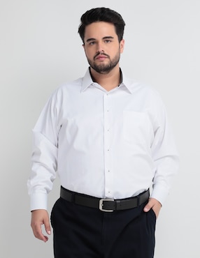 Camisa De Vestir Parllieni Manga Larga Para Hombre