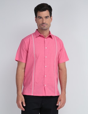 Camisa Casual Gianfranco Dunna Manga Corta Para Hombre