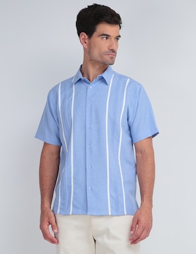 Camisa Casual Gianfranco Dunna Manga Corta Para Hombre