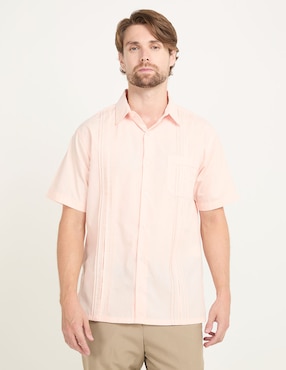 Guayabera Manga Corta Gianfranco Dunna Para Hombre