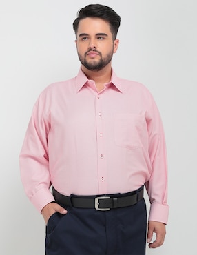 Camisa De Vestir Parllieni Manga Larga Para Hombre