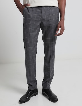 Pantalón de vestir recto Contempo para hombre