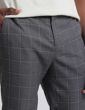 Pantalón de vestir recto Contempo para hombre