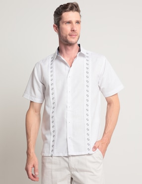 Camisa Casual Gianfranco Dunna Manga Corta Para Hombre