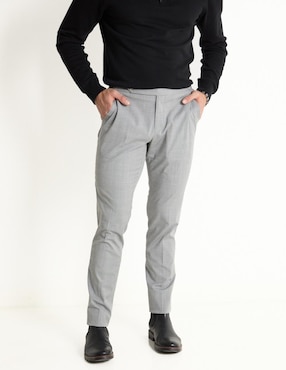 Pantalón business casual chino slim Contempo para hombre
