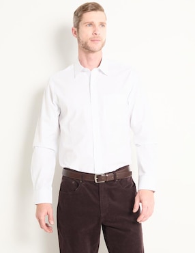 Camisa business casual Gianfranco Dunna manga larga para hombre