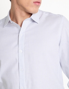 Camisa de vestir Contempo manga larga para hombre