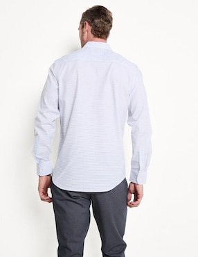 Camisa casual Gianfranco Dunna de algodón manga larga para hombre