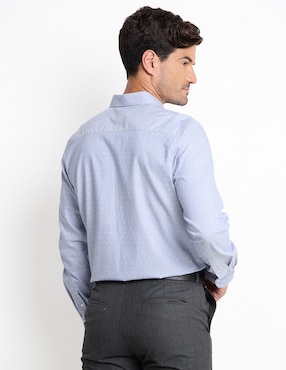 Camisa de vestir Gianfranco Dunna manga larga para hombre