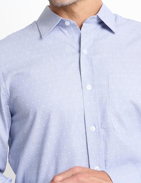 Camisa de vestir Gianfranco Dunna manga larga para hombre