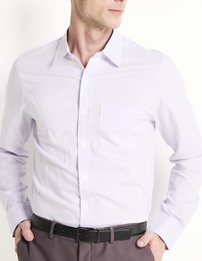 Camisa de vestir Gianfranco Dunna de algodón manga larga para hombre