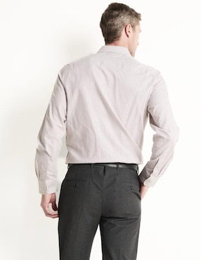 Camisa casual Gianfranco Dunna de algodón manga larga para hombre