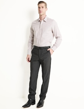 Camisa casual Gianfranco Dunna de algodón manga larga para hombre