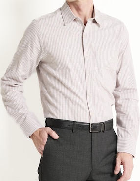 Camisa casual Gianfranco Dunna de algodón manga larga para hombre