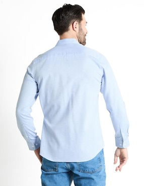 Camisa casual Gianfranco Dunna de algodón manga larga para hombre