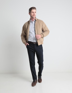 Camisa de vestir Pierre Cardin manga larga para hombre