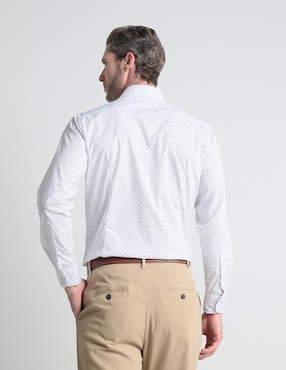 Camisa de vestir Pierre Cardin manga larga para hombre