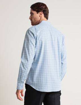 Camisa casual Gianfranco Dunna de algodón manga larga para hombre