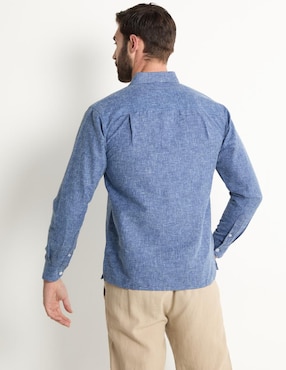 Guayabera manga larga Gianfranco Dunna para hombre