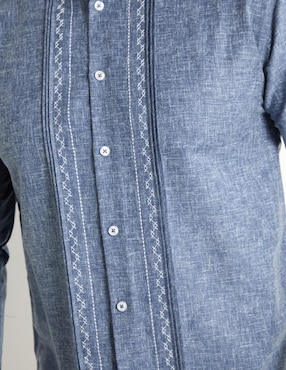 Guayabera manga larga Gianfranco Dunna para hombre