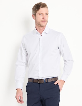 Camisa Business Casual Pierre Cardin De Algodón Manga Larga Para Hombre