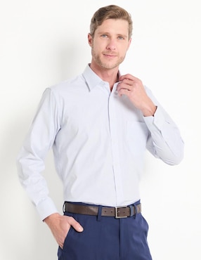 Camisa Business Casual Pierre Cardin De Algodón Manga Larga Para Hombre