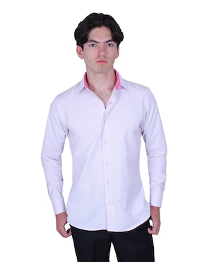 Camisa Formal Parllieni Manga Larga Para Hombre