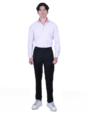 Camisa formal Parllieni manga larga para hombre