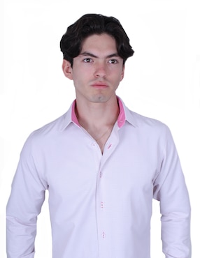 Camisa formal Parllieni manga larga para hombre