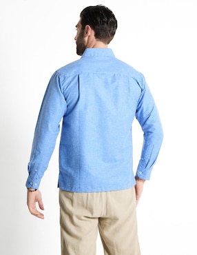 Guayabera manga larga Gianfranco Dunna para hombre