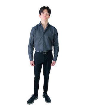 Camisa de vestir Parllieni manga larga para hombre