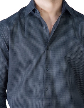 Camisa de vestir Parllieni manga larga para hombre