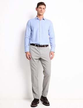 Set camisa formal Contempo manga larga para hombre