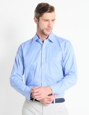 Camisa Business Casual Pierre Cardin Manga Larga Para Hombre