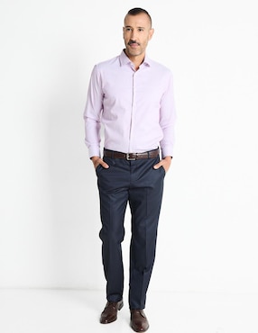 Camisa de vestir Pierre Cardin manga larga para hombre