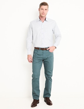 Camisa Business Casual Parllien manga larga para hombre