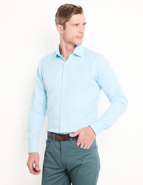 Camisa Bussiness casual Parllieni de algodón para hombre
