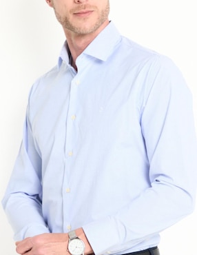 Camisa de vestir Pierre Cardin manga larga para hombre