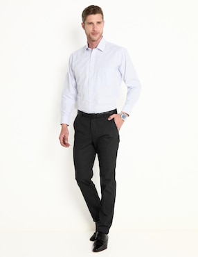 Camisa de vestir Pierre Cardin manga larga para hombre