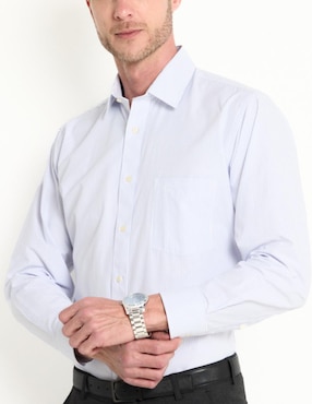 Camisa de vestir Pierre Cardin manga larga para hombre