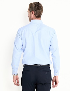 Camisa de vestir Pierre Cardin manga larga para hombre