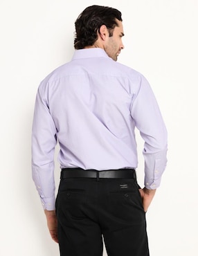Camisa de vestir Pierre Cardin manga larga para hombre