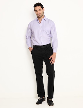 Camisa de vestir Pierre Cardin manga larga para hombre