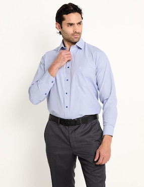 Camisa business casual Pierre Cardin manga larga para hombre